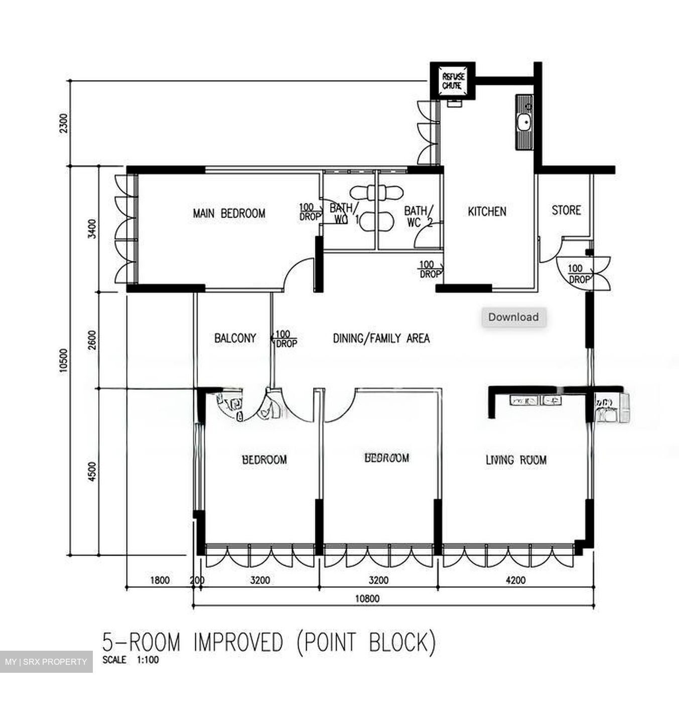 Blk 522 Jurong West Street 52 (Jurong West), HDB 5 Rooms #502125141